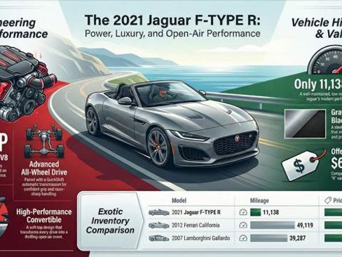 Used 2021 Jaguar F-TYPE R image 2