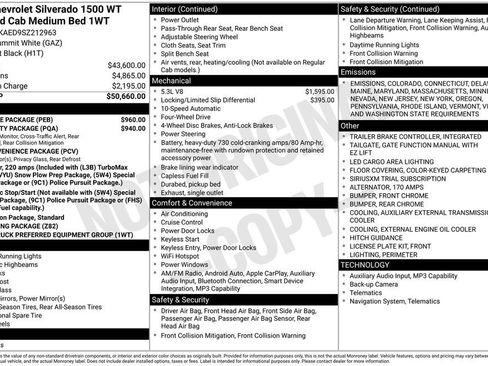 New 2025 Chevrolet Silverado 1500 W/T w/ WT Value Package image 8