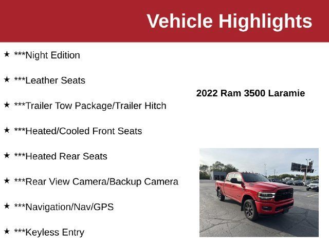 Used 2022 RAM 3500 Laramie AWD/4WD image 10