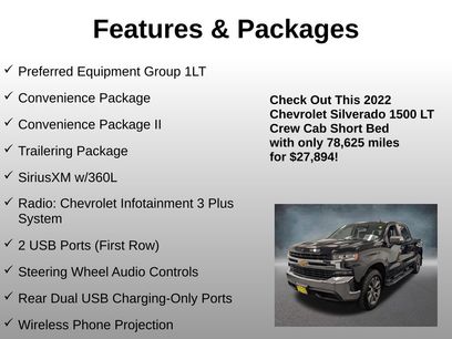 Used 2022 Chevrolet Silverado 1500 LT w/ Convenience Package II