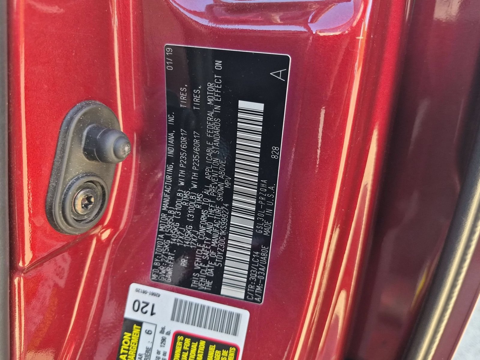 Used 2019 Toyota Sienna XLE w/ XLE Navigation Package FWD image 35