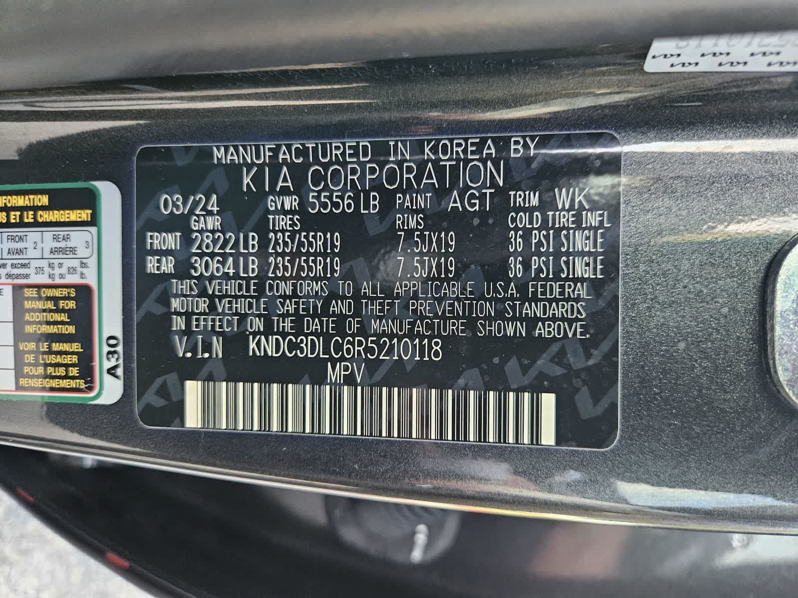 Certified 2024 Kia EV6 Light AWD/4WD image 29