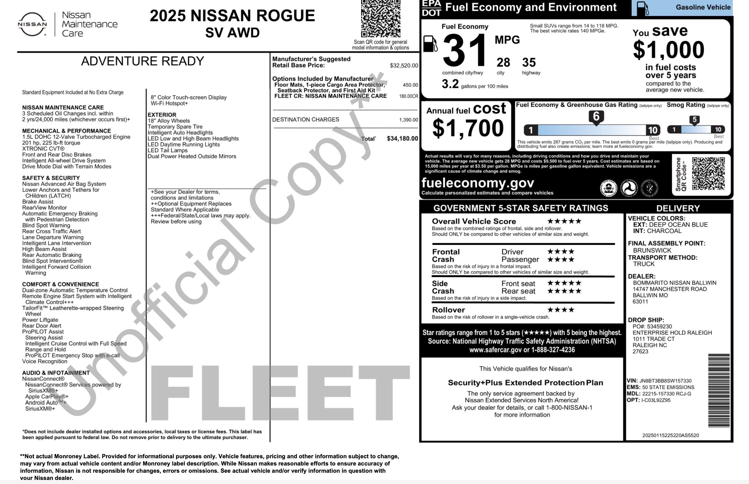Used 2025 Nissan Rogue SV AWD/4WD image 4