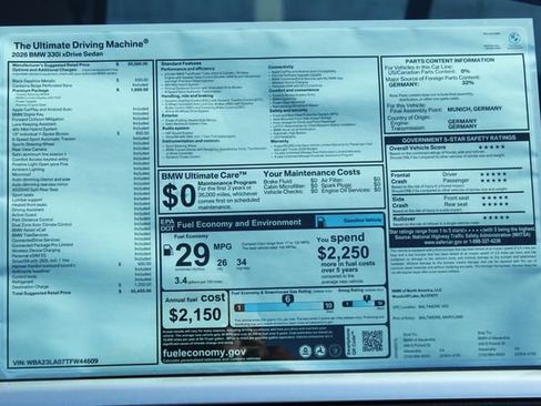 New 2026 BMW 330i xDrive Sedan w/ Premium Package image 2