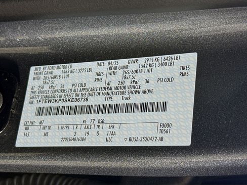 Used 2025 Ford F150 XLT w/ Equipment Group 301A Standard image 36