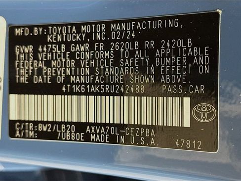 Certified 2024 Toyota Camry XSE FWD image 16