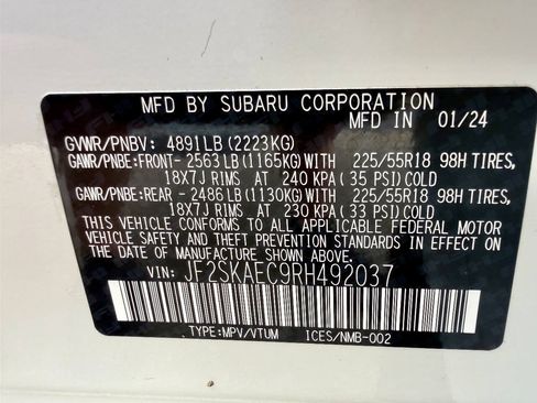 Used 2024 Subaru Forester Sport AWD/4WD image 52