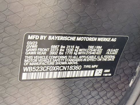 Certified 2024 BMW iX xDrive50 w/ Sport Package AWD/4WD image 20