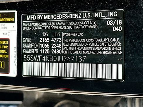 Used 2018 Mercedes-Benz C 300 4MATIC Sedan image 34