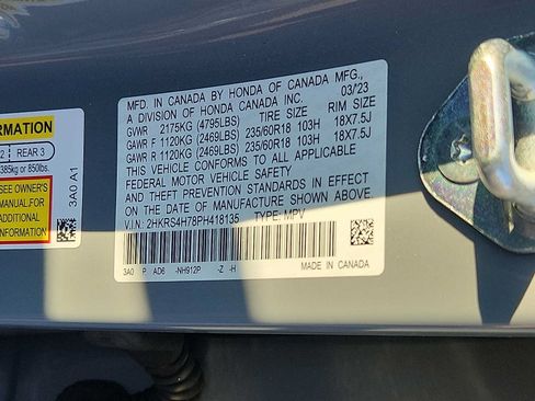 Certified 2023 Honda CR-V EX-L image 27