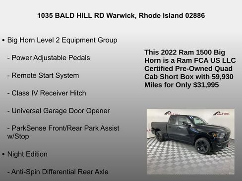 Used 2022 RAM 1500 Big Horn image 33
