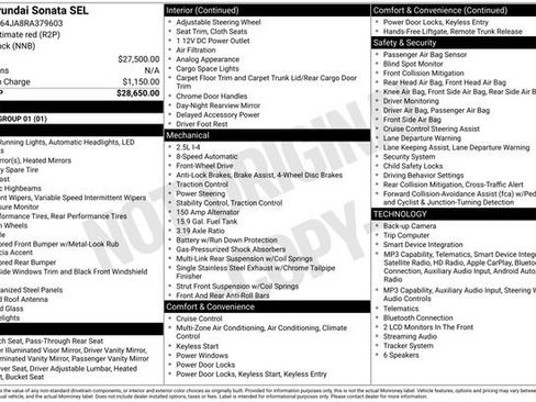 Used 2024 Hyundai Sonata SEL FWD image 37