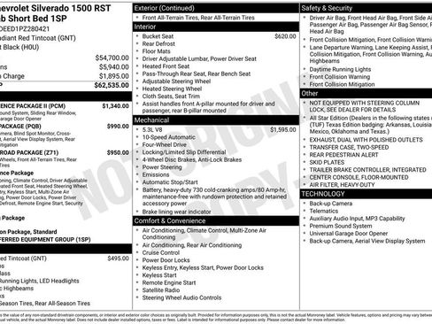 Used 2023 Chevrolet Silverado 1500 RST w/ Convenience Package II AWD/4WD image 10