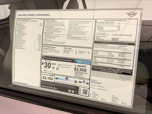 New 2026 MINI Cooper S image 12