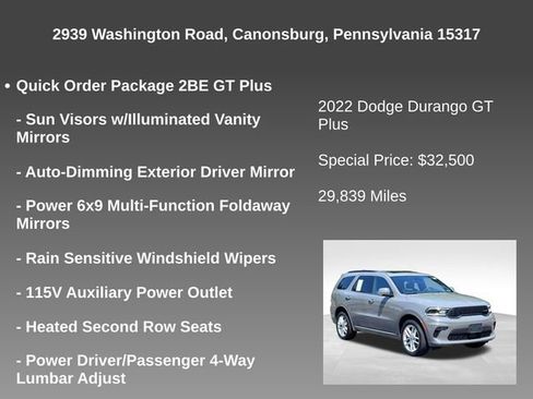 Used 2022 Dodge Durango GT image 18