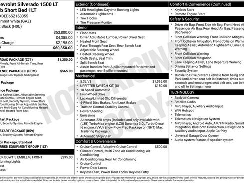 New 2025 Chevrolet Silverado 1500 LT w/ Z71 Off-Road Package AWD/4WD image 28