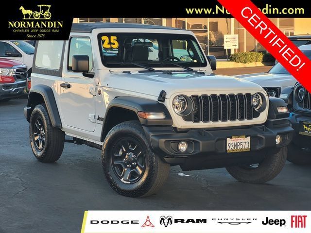 Certified 2025 Jeep Wrangler Sport AWD/4WD image 1