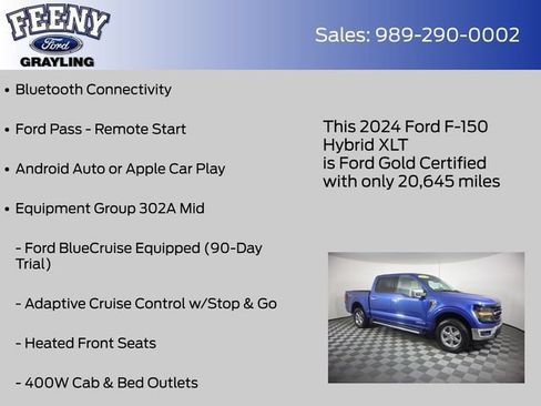 Used 2024 Ford F150 XLT w/ Equipment Group 302A MID AWD/4WD image 9