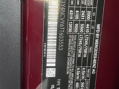 New 2026 Mercedes-Benz Sprinter 2500 image 10