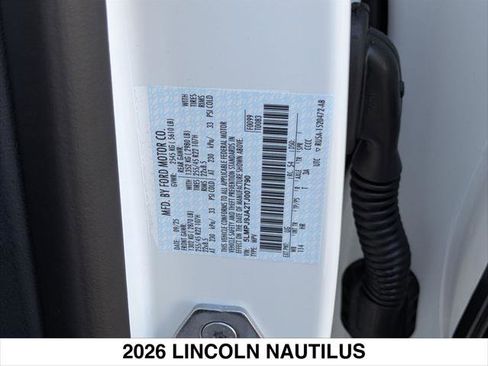 New 2026 Lincoln Nautilus Black Label AWD/4WD image 15