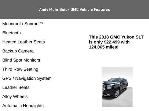 Used 2018 GMC Yukon SLT w/ Premium Edition AWD/4WD image 4