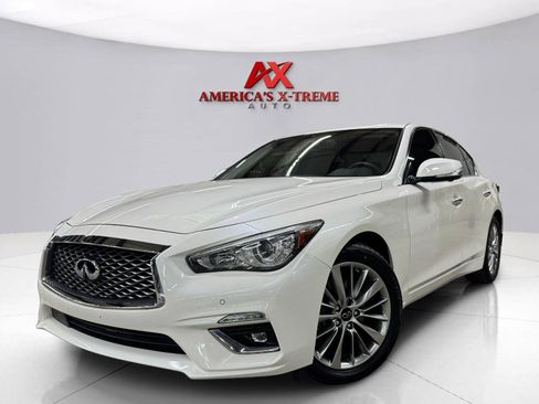 Used 2022 INFINITI Q50 Luxe w/ Cargo Package AWD/4WD image 1