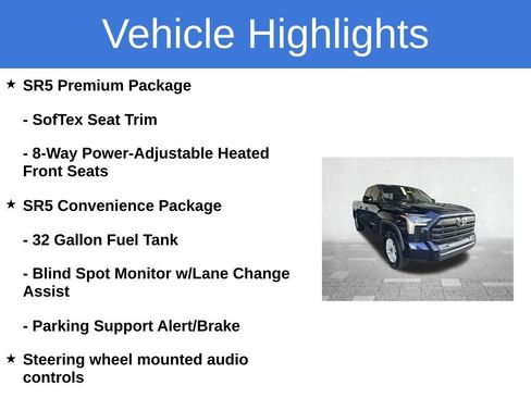 Used 2022 Toyota Tundra SR5 w/ SR5 Premium Package AWD/4WD image 3