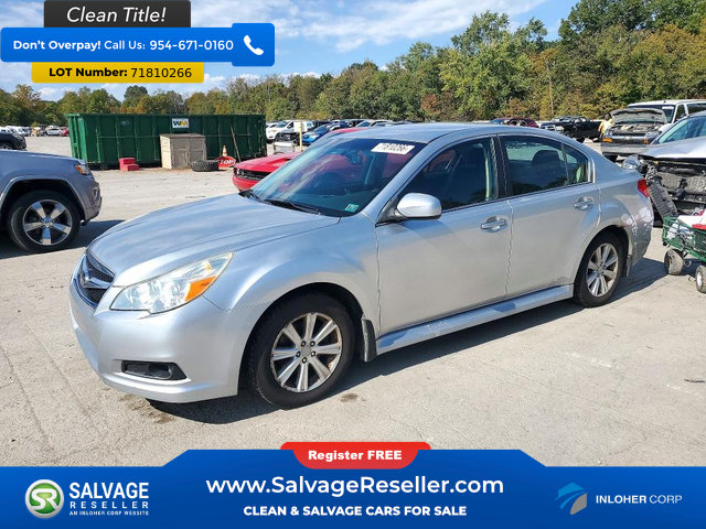 Used 2012 Subaru Legacy 2.5i w/ Alloy Wheel Pkg AWD/4WD image 1