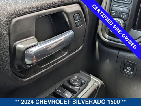 Used 2024 Chevrolet Silverado 1500 Custom w/ Turbomax Blackout Package AWD/4WD image 25