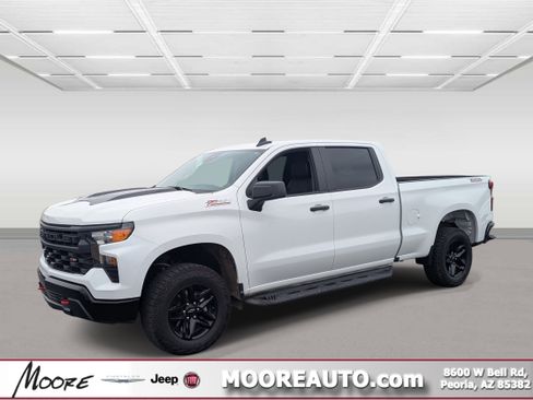 Used 2024 Chevrolet Silverado 1500 Custom Trail Boss AWD/4WD image 1