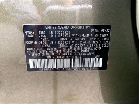 Certified 2023 Subaru Outback Premium image 30