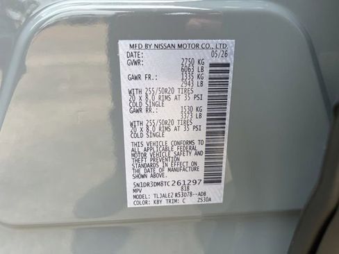 New 2026 Nissan Pathfinder Platinum FWD image 25