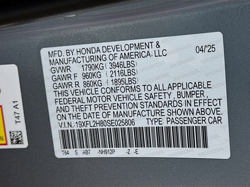 New 2025 Honda Civic Sport image 24