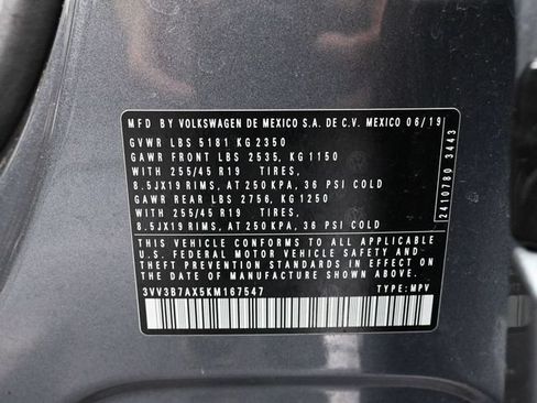 Used 2019 Volkswagen Tiguan SEL Premium R-Line FWD image 48