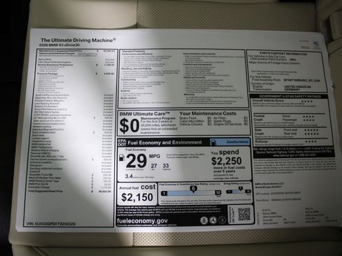 New 2026 BMW X3 xDrive30 w/ Premium Package image 21