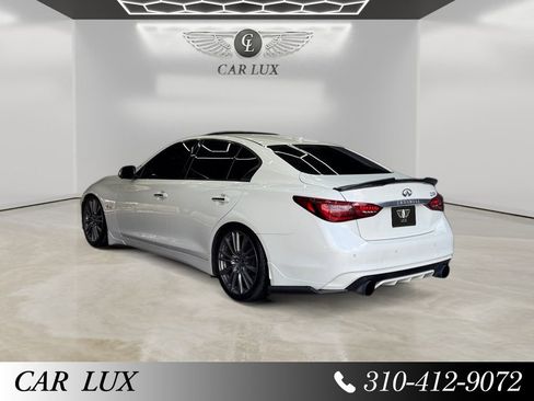 Used 2019 INFINITI Q50 Red Sport 400 w/ Sensory Package RWD image 3