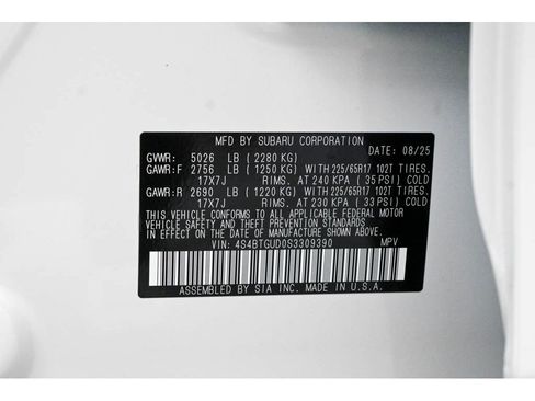 New 2025 Subaru Outback Wilderness w/ Wilderness Package image 32