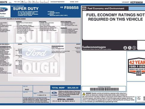 Used 2019 Ford F450 XL w/ XL Value Package RWD image 3
