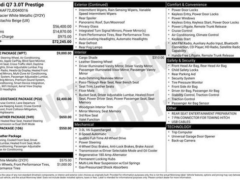 Used 2018 Audi Q7 3.0T Prestige w/ Prestige Package image 34