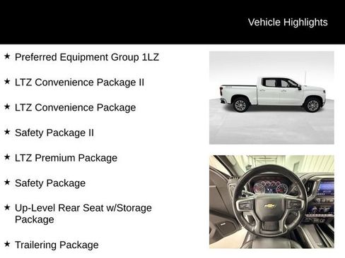 Certified 2019 Chevrolet Silverado 1500 LTZ w/ LTZ Premium Package AWD/4WD image 16