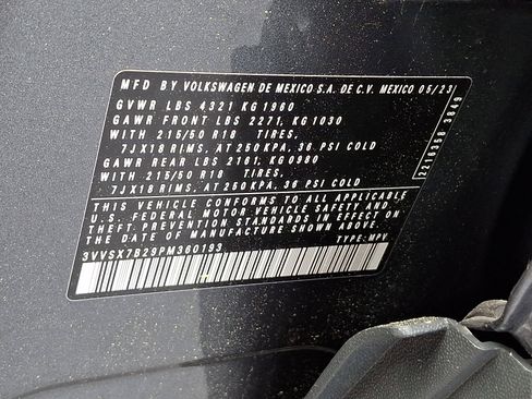 Certified 2023 Volkswagen Taos SE w/ Black Wheel Package FWD image 25