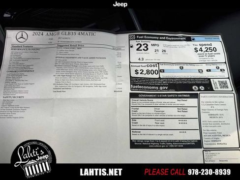 Used 2024 Mercedes-Benz GLB 35 AMG 4MATIC image 29