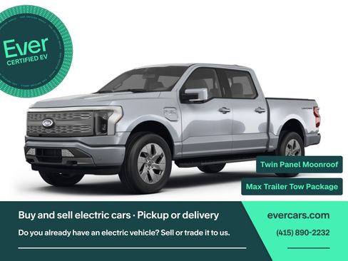 Used 2023 Ford F150 Lightning Platinum AWD/4WD image 1