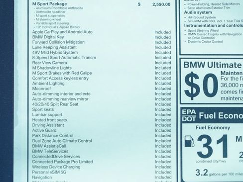 New 2026 BMW 330i Sedan w/ M Sport Package RWD image 8