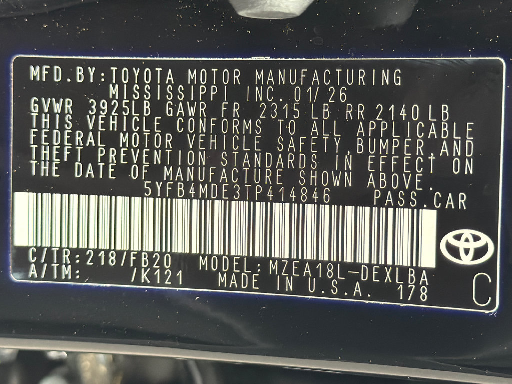 Used 2026 Toyota Corolla LE FWD image 35