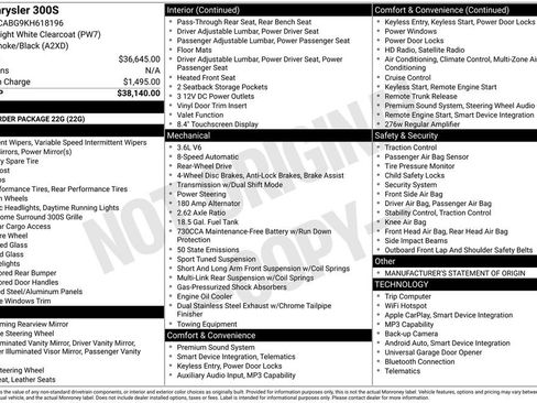 Used 2019 Chrysler 300 S image 6