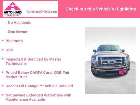 Used 2012 Ford F150 Lariat w/ Lariat Plus Pkg AWD/4WD image 3