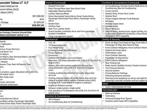 Used 2021 Chevrolet Tahoe LT image 29