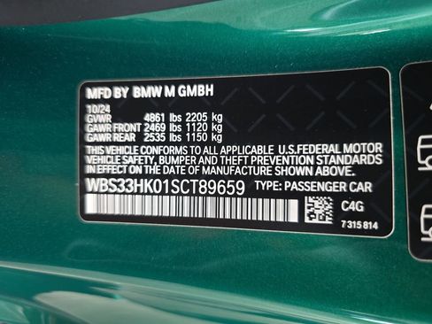 Used 2025 BMW M4 xDrive Competition w/ Carbon Package image 30