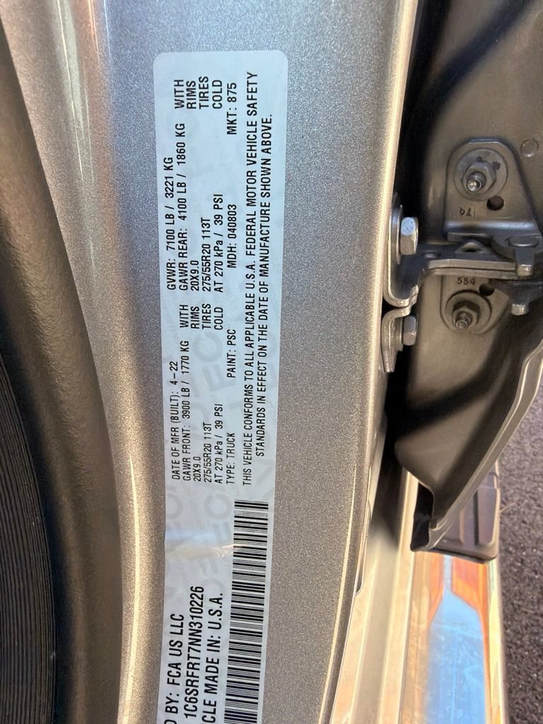 Used 2022 RAM 1500 Laramie AWD/4WD image 38
